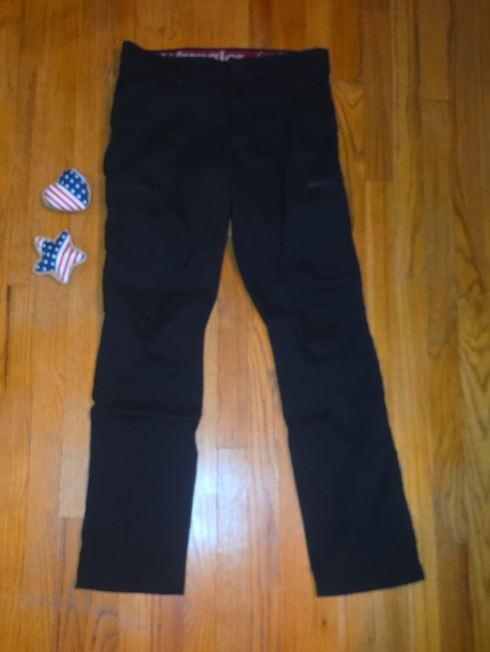 Wrangler Black Cargo Pants *See ALL Pics* Size 33 (16½ Inches Waist)